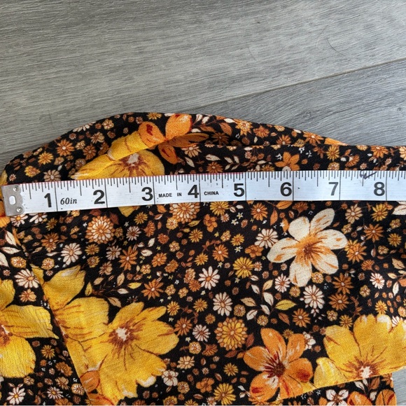 Retro Boho Mi Ami Francesca’s Whimsygoth Floral Maxi Dress M | fairy core - Picture 12 of 13